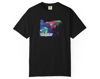 Oregon Neon Nights Official Quarter Drop Arcade T-Shirt (S, M, L, XL, 2XL, 3XL, 4XL)