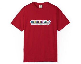 Official Quarter Drop Arcade Classic Logo T-Shirt!  (S, M, L, XL, 2XL, 3XL, 4XL)