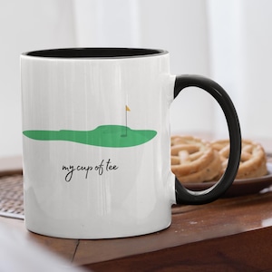 Meine Tasse Tee Kaffeetassen zum Geburtstag 11 Unzen Keramik, Papa Mama Golf Cart Liebhaber Geburtstag Weihnachtsgeschenke für Sie Him