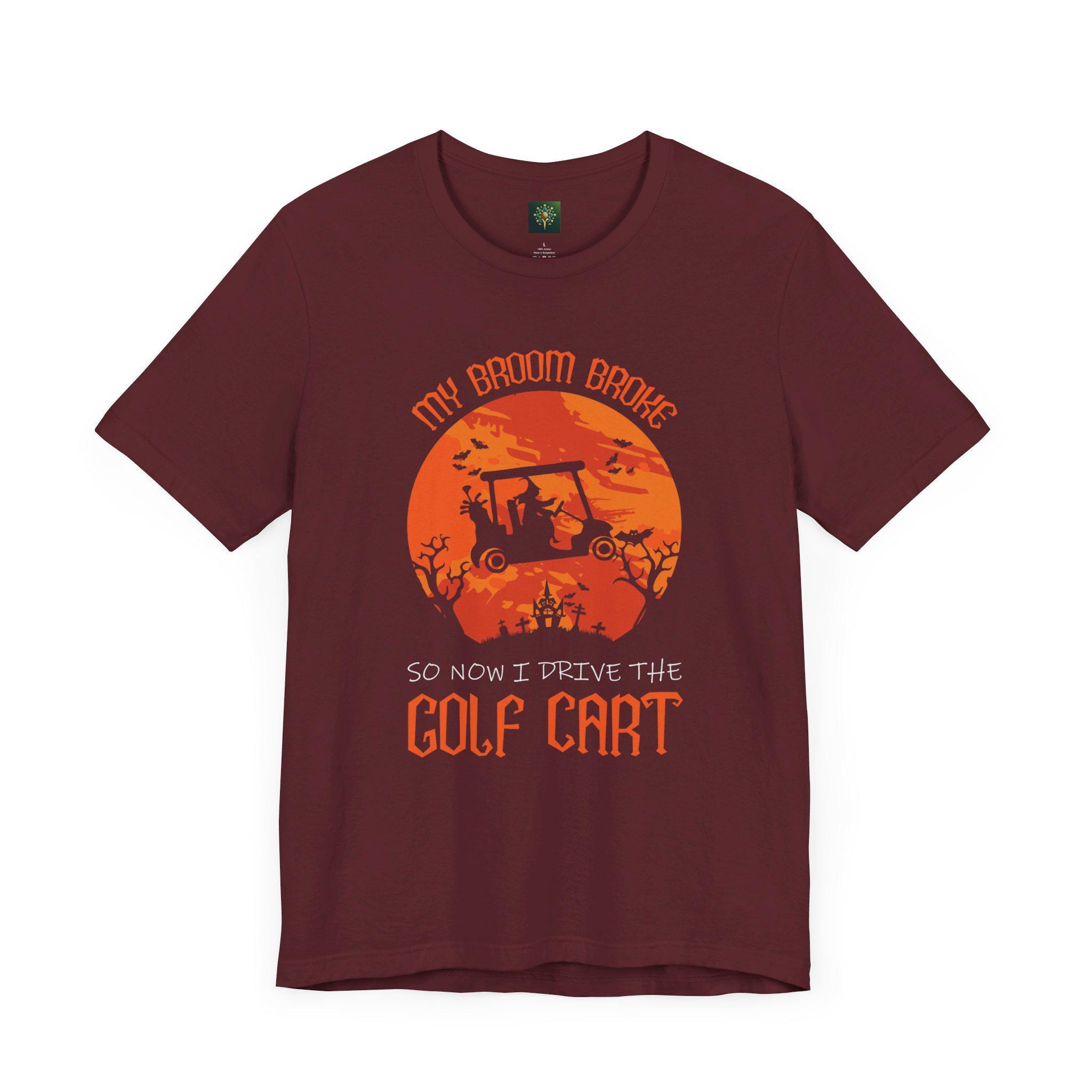 Witch Sign Print Men's Golf Shirts