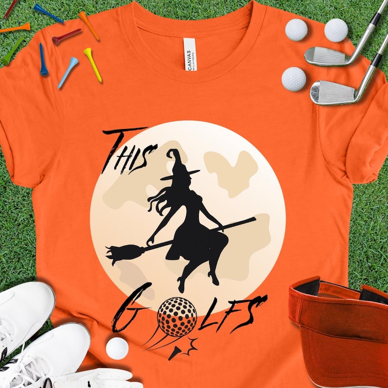 Magic Gothic Witch Women's Golf Shirts