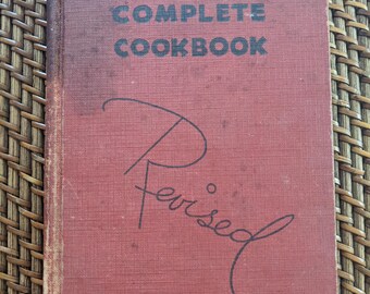 Rumford Complete Cookbook 1935 Very Annotated AS Is Handwritten Recipes Hardback Revised Edition