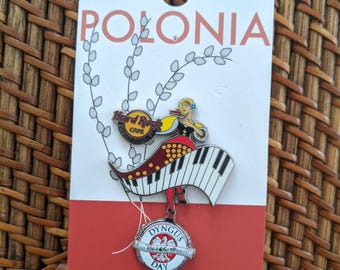 Scarce Hard Rock Cafe Niagara Falls Buffalo NY Dyngus Day Polonia PIN Unused on Card Polish Dancer Collectible