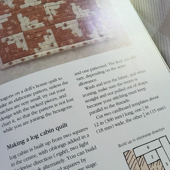Dollhouse Pattern Log Cabin Patchwork Quilt Mattress Miniature Etsy