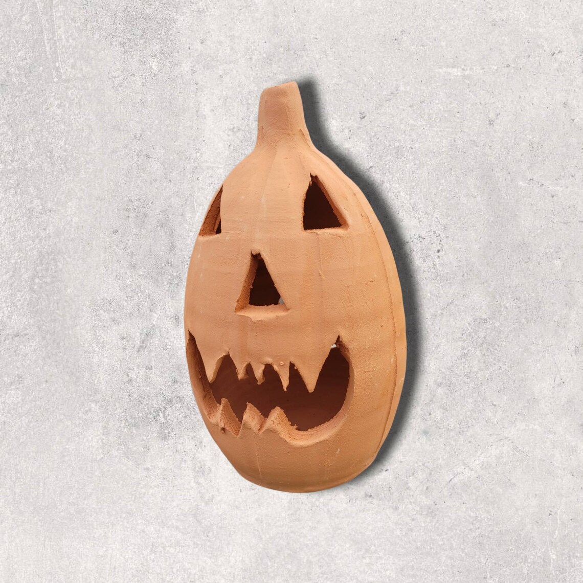 Adorable Terra Cotta Jacko'lantern Pumpkin From Craven Etsy