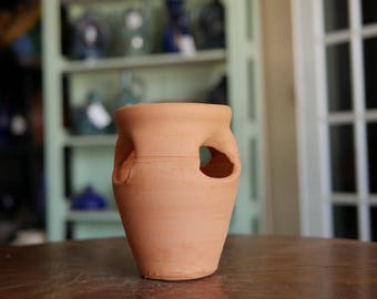 Craven Pottery Georgia Red Clay Small Strawberry Jar Planter