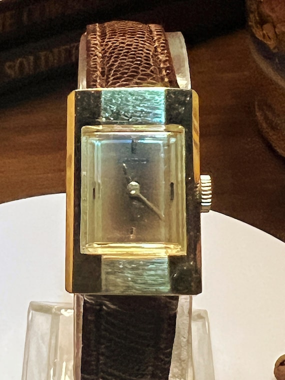 Vintage Seiko Gold-plated With Lizard Band Model 11-3848 - Etsy display picture 3