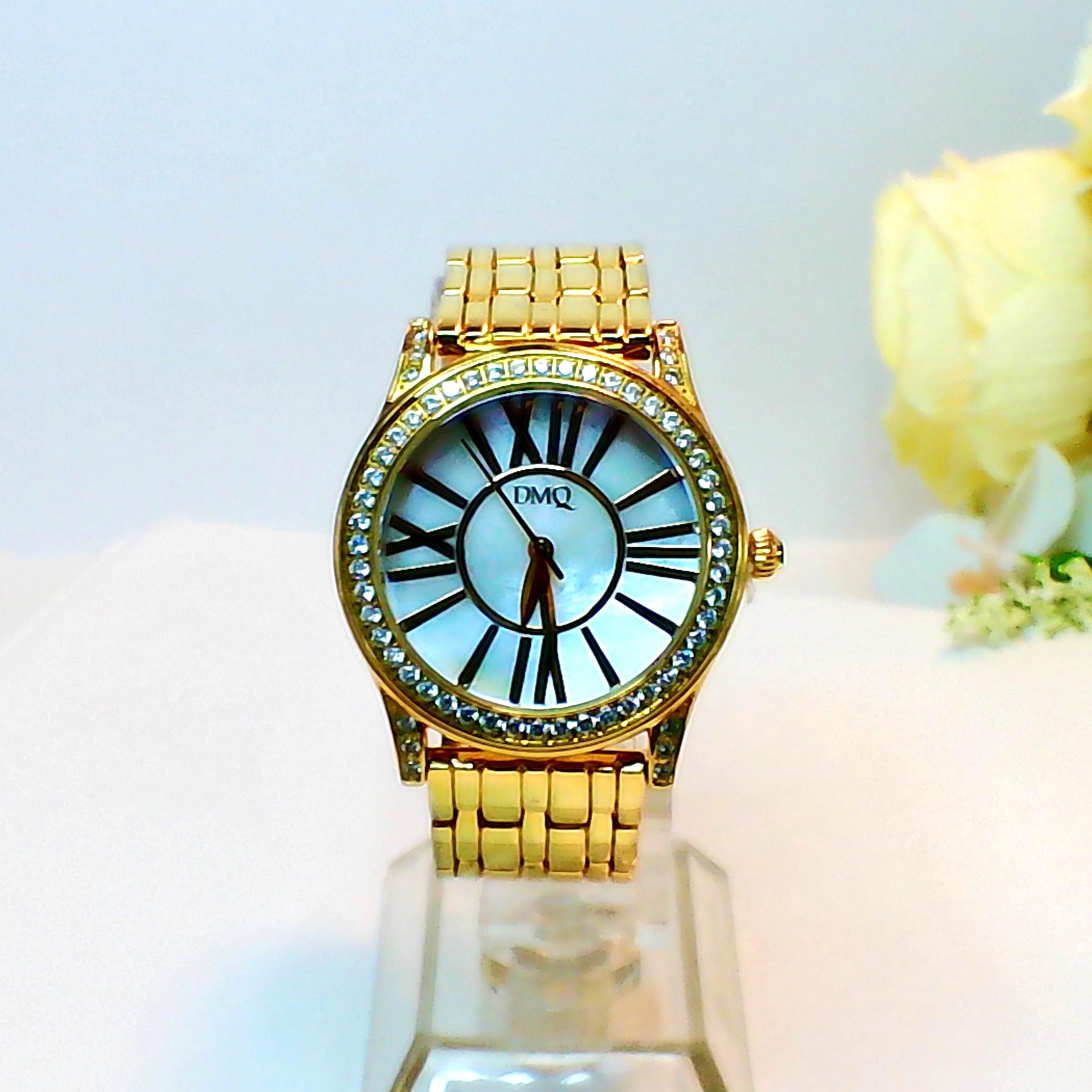 Women DMQ Quartz 100ft WR Analog 33mmDial Causal Round Watch (F828) Dmq Watch - Etsy main image 3