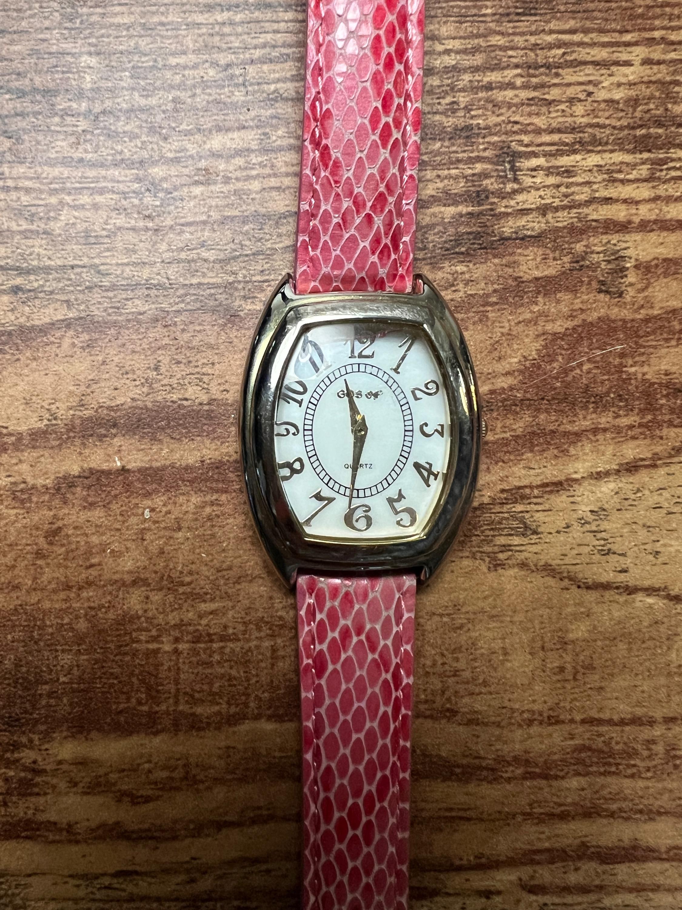 Gossip Watch With Pink Leather Band - Etsy