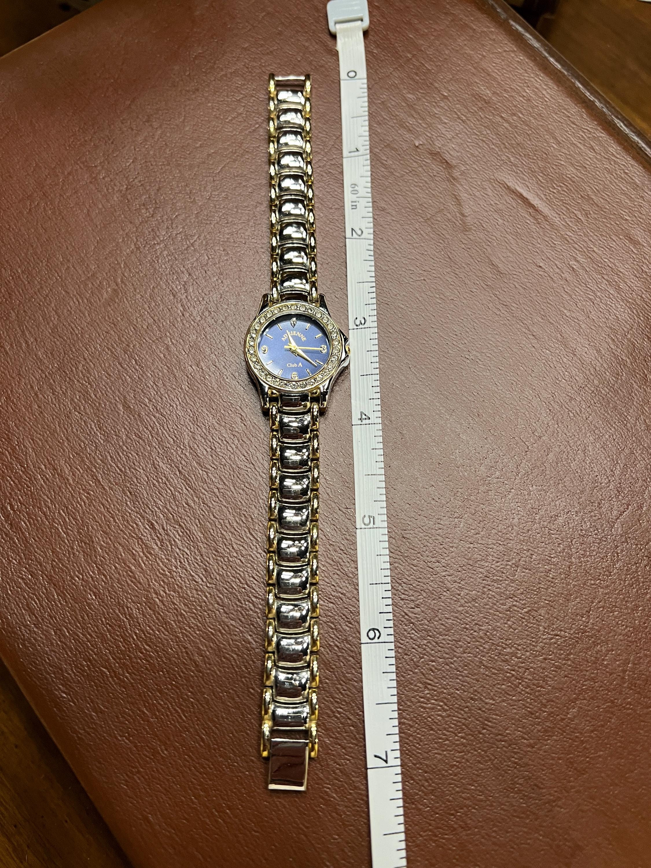 Adrienne club A Gold‎ and Brown Women\'s Watch Elegant Vintage Adrienne Club A Ladies Watch - Etsy main image 3