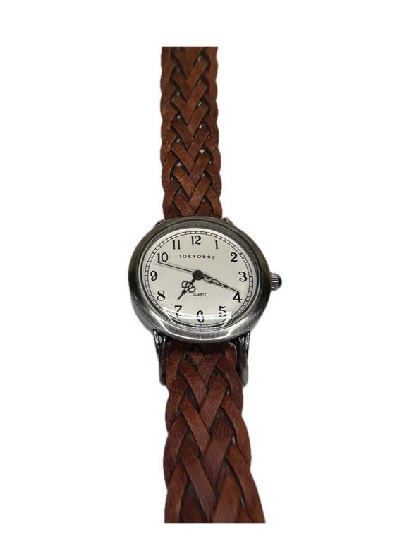 Tokyobay Ladies Watch: Braided Leather Band, Japanese Quartz  display picture 3