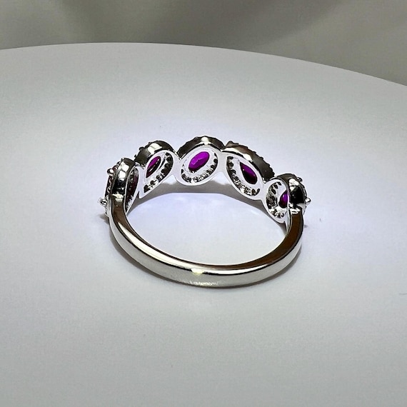 Dazzling Ruby and Diamond CZ Ring - image 8