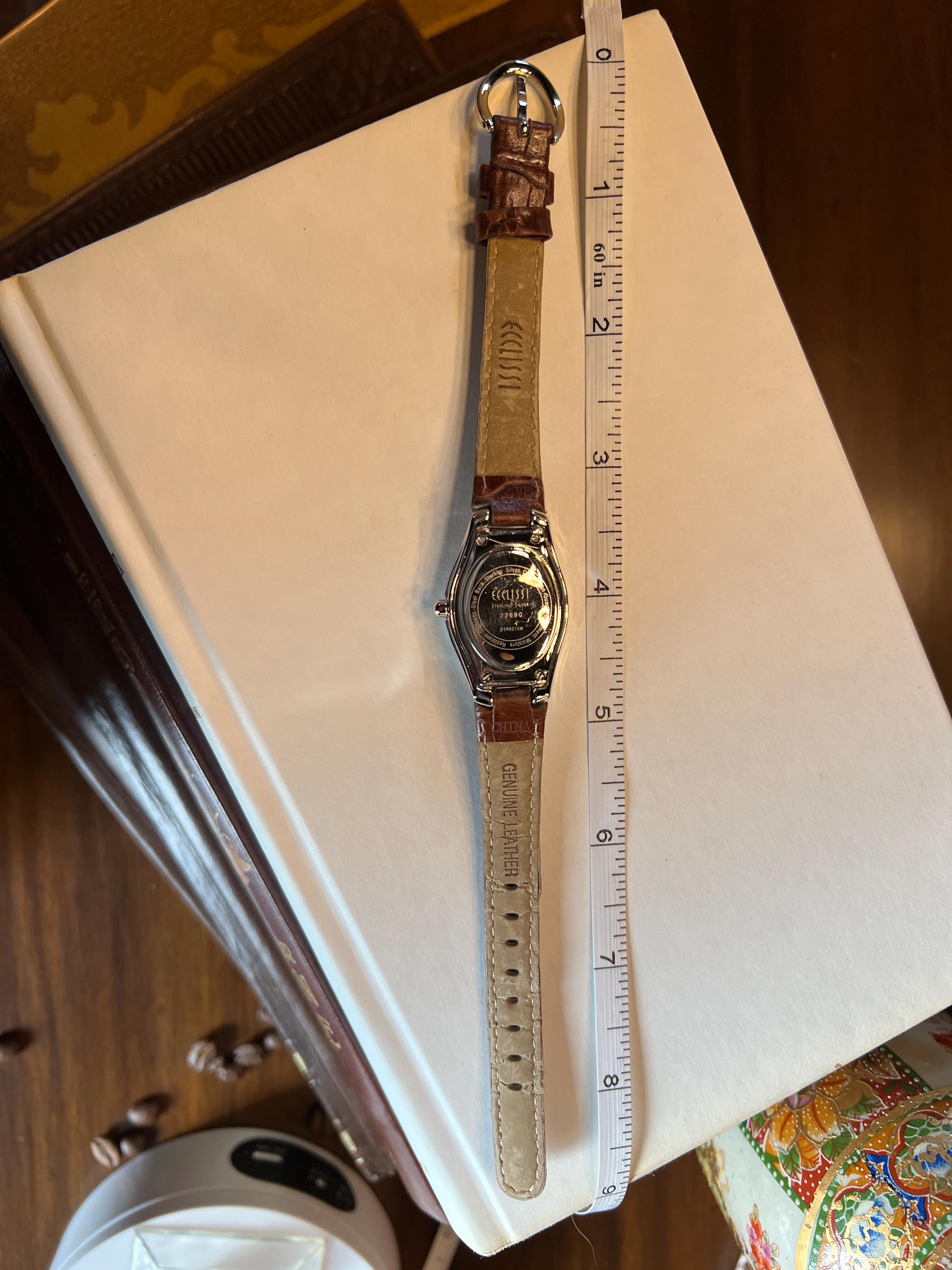Stylish Ecclissi Sterling Silver Watch - Etsy display picture 2