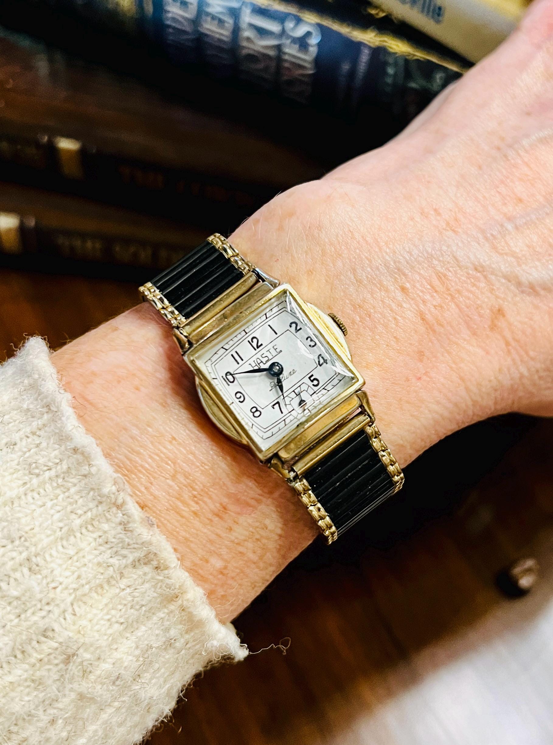 Haste Deluxe Vintage Watch - 1930s Collectible - Etsy