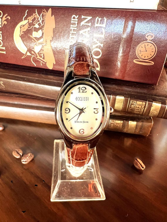Stylish Ecclissi Sterling Silver Watch - Etsy display picture 1