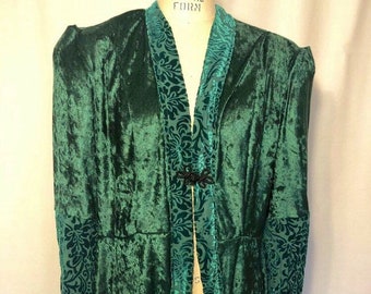 Professor McGonagall green velour robe size4-22 plus size available -Harry Potter comi-con costume cosplay