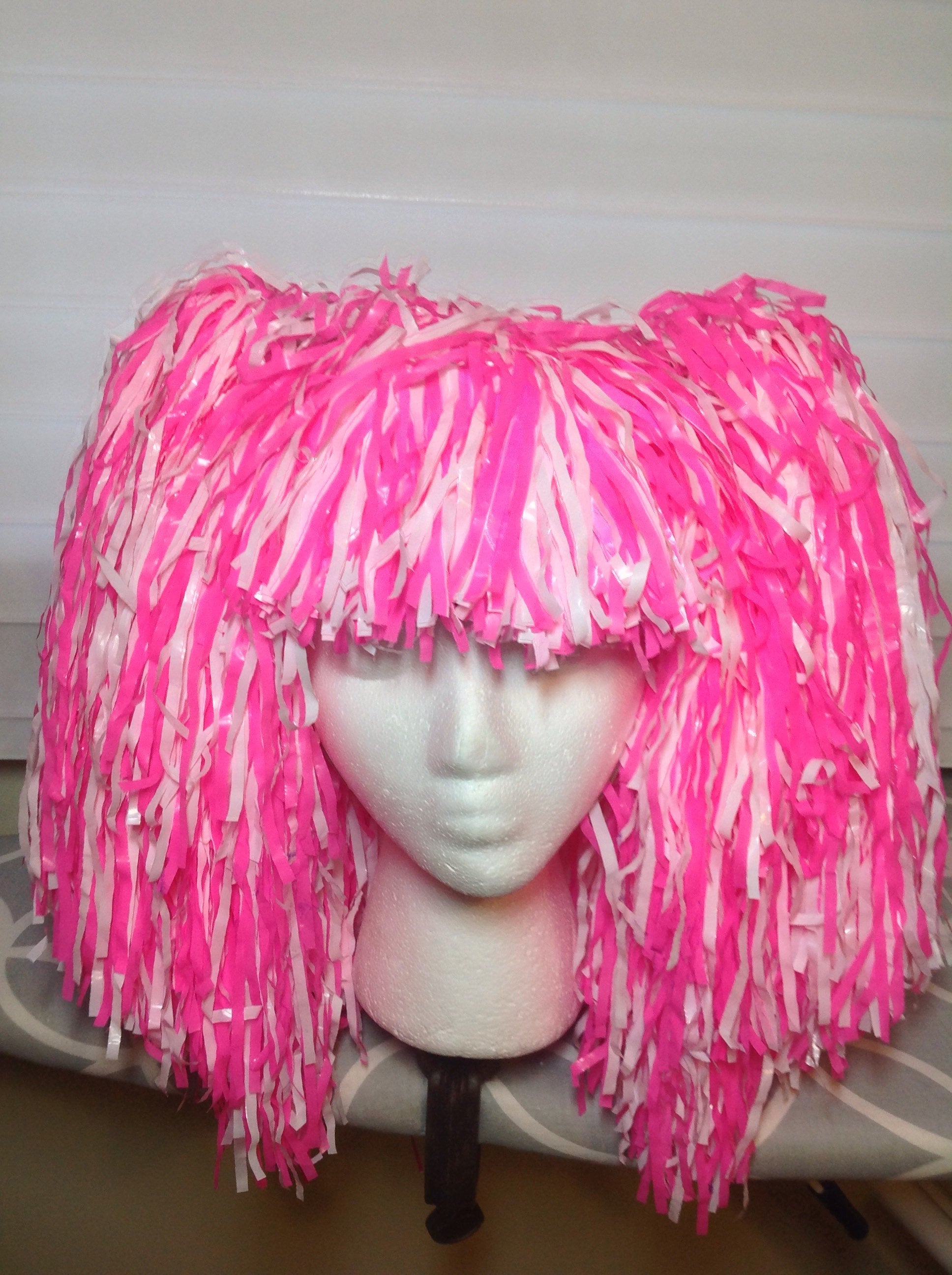 pink wig head
