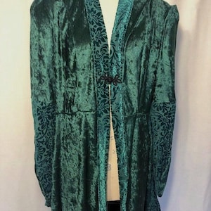 Professor McGonagall green velour robe size4-22 plus size available - comi-con costume cosplay