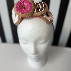 Sprinkle donut felt headpiece, headband