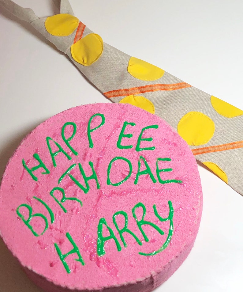 Hagrid Costume Tie and Birthday Cake cosplay