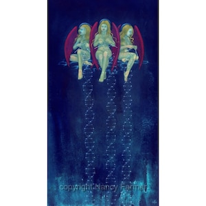 DNA Angels II - art print