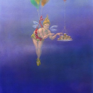 Fairy Cakes I - art print by Nancy Farmer