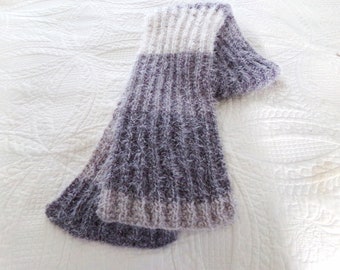 Long Knit Unisex Scarf, Thick, Cozy, Warm, Fuzzy Scarf, Gift Idea, Winter Accessories