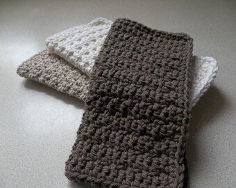 Crochet Dishcloths - Set of 3 Cloths - Crochet Dish/Wash/Spa/Bath Cloths -Kitchen Accessories- Gift Idea