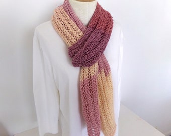 Lacy All Season Scarf - Lightweight Handmade Scarf - Womens Accessories - Gift Idea