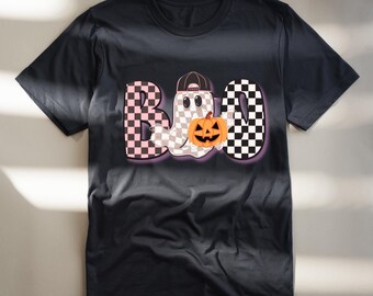 Retro Halloween boo ghost SVG,PNG digital download for T-shirt craft and decor