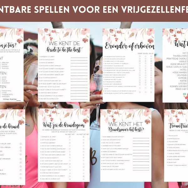 Vrijgezellenfeest spelletjes clean