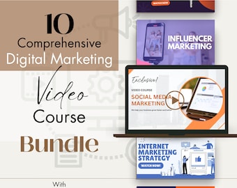 Unleash Your Profit Potential with Exclusive 10 Video Courses | MRR | PLR Bundle | Resale Rights | Ebook | Done For You | Digital Downloads