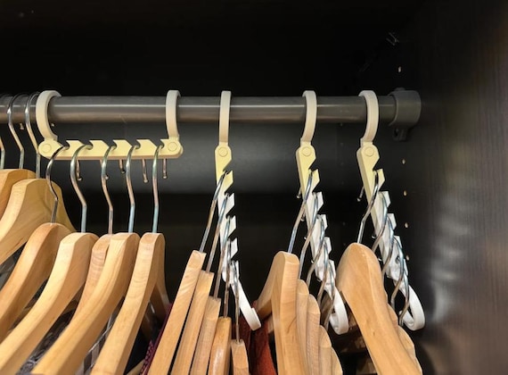 Platzsparender Kleiderbügel-Organizer - 5er Pack - Hängend