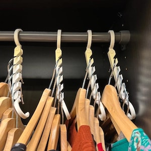 Space-Saving Clothes Hanger Organizer - Pack of 5 - Hanging