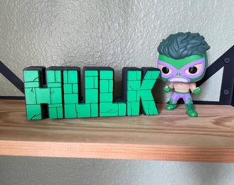 Strong Hero-Inspired 3D Sign | Powerful Wall & Desk Decor