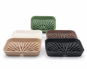 Elegant Soap Dish | Modern Bathroom with Drainage
