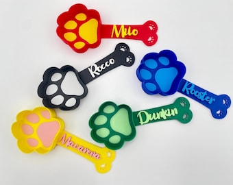 Cuchara medidora de comida para perros personalizada / Taza medidora de croquetas para cachorros personalizada