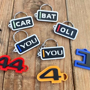 Personalized Racing Keychain |Gift | Custom Name | Racing Fan Gift |
