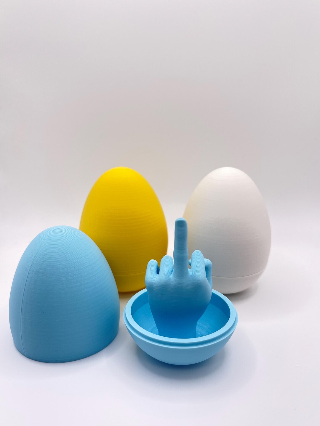 Surprise Middle Finger Egg – Funny 3D Printed Gag Gift Spheres With ...