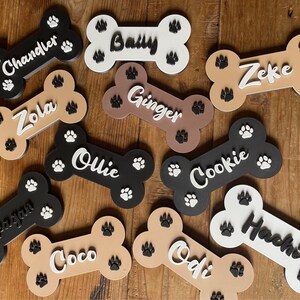 Personalized Dog Name Sign | Custom Pet Name Wall Decor | Dog Room Sign ...