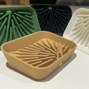 Sleek Soap Dish |  Soap Holder w/ Drainage Hole | Durable Dish| Custom Colors | Home Decor | Kitchen Essentials