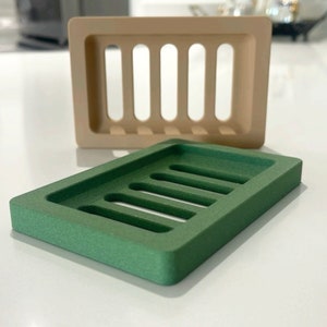 Soap Dish | Stylish Soap Holder |  Custom Colors | Home Decor | Shower + Kitchen Essentials