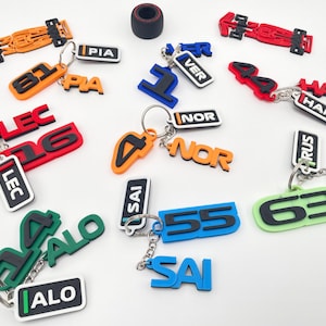 Motorsport Driver Keychain (2025 Season) | Gifts | Racing | Norris ...