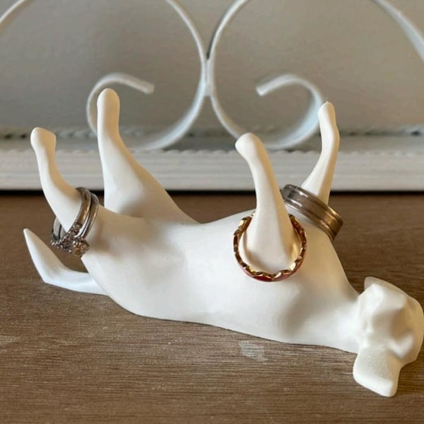 Dog Ring Holder | 3D Printed Jewelry Holder | Dog Lover Gift | Engagement Ring Dish | Wedding Gift for Her
