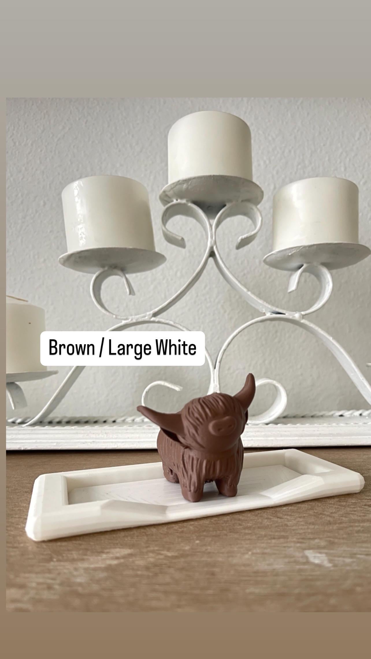 Highland Cow Ring Holder With Bed Dish (Small or Large ) | Farmhouse Decor | Jewelry Organizer | Personalized Ring Holder | Gift For Her