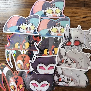 Helluva Peeker Fanmade Vinyl Stickers