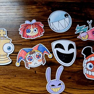Fanmade TADC Character Vinyl Stickers
