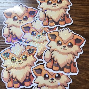 Arcanine Vinyl wasserfester Aufkleber