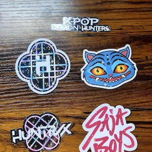 FANMADE K-pop Demon Hunters Vinyl Stickers