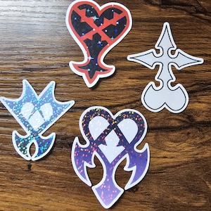 Fanmade Kingdom Hearts Vinyl Stickers